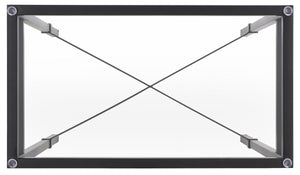 Viggo Elegant Antique Silver Glass Side Table - Modern Sophistication for Your Living Space Decor