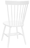 Safavieh - Set of 2 - Parker Dining Chair 17''H Spindle White Wood NC Coating Malaysian Oak AMH8500A-SET2 683726498322