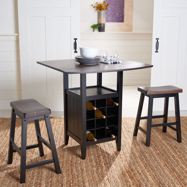  Emeric 3 Pc Set Drop Leaf Pub Table