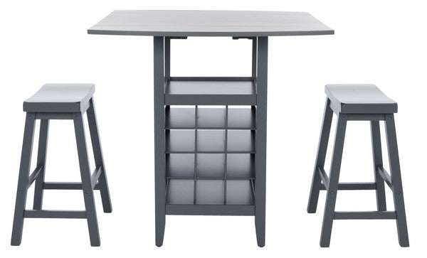  Emeric 3 Pc Set Drop Leaf Pub Table
