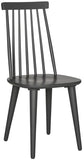 Safavieh - Set of 2 - Burris Side Chair 17''H Spindle Grey NC Coating Rubberwood AMH8511C-SET2 889048075160