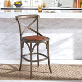 Franklin X Back Counter Stool