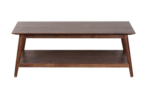 Porter Designs Portola Solid Acacia Wood Transitional Coffee Table Brown 05-108-02-5021