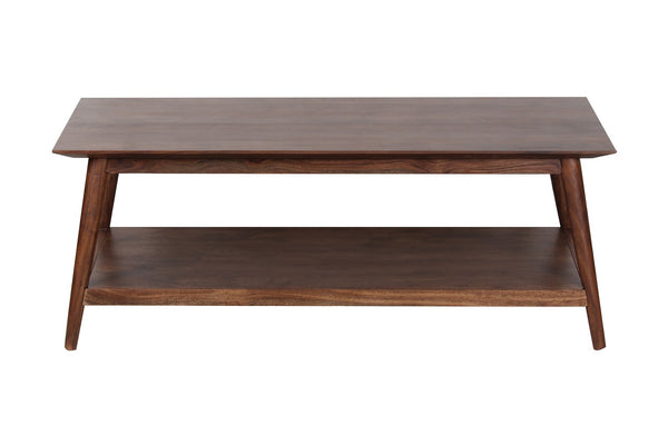 Porter Designs Portola Solid Acacia Wood Transitional Coffee Table Brown 05-108-02-5021