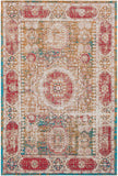 Amsterdam AMS-1011 Traditional Chenille-Polyester, Cotton Rug AMS1011-810 Mustard, Bright Blue, Bright Red, Beige 75% Chenille-Polyester, 25% Cotton 8' x 10'