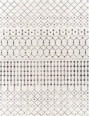 Amsterdam AMS-1027 Global Cotton Rug AMS1027-810 Black, Cream 100% Cotton 8' x 10'