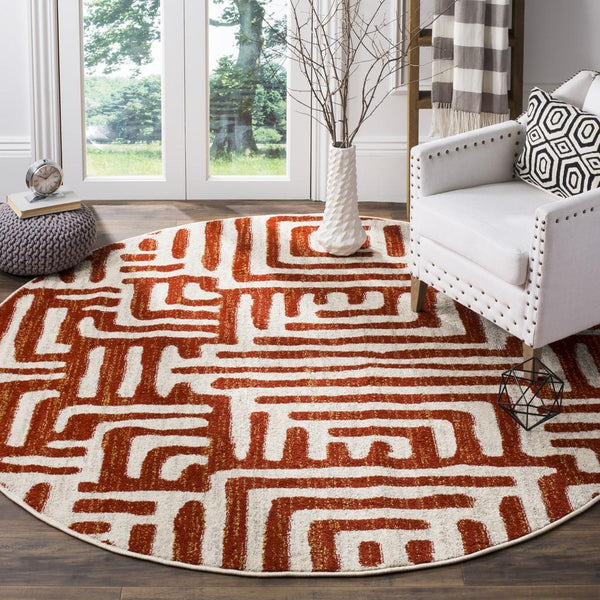 Safavieh Amsterdam 106 Power Loomed 100% Polypropylene Pile Rug AMS106B-5R