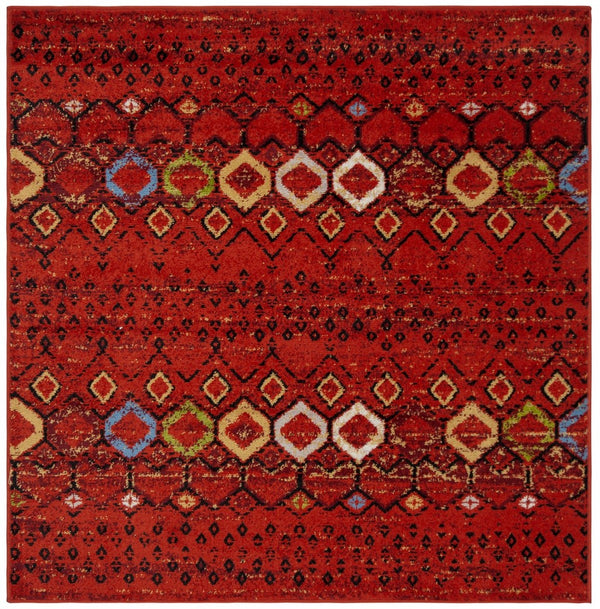 Safavieh Amsterdam 108 Power Loomed 100% Polypropylene Pile Bohemian Rug AMS108D-9SQ