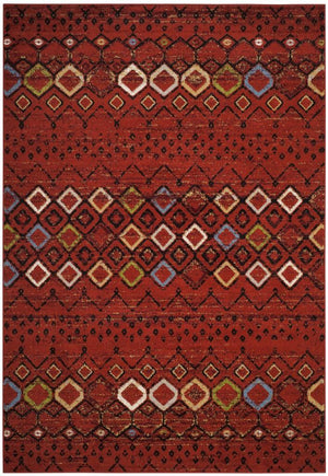 Safavieh Amsterdam 108 Power Loomed 100% Polypropylene Pile Bohemian Rug AMS108D-9SQ