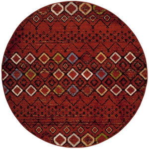 Safavieh Amsterdam 108 Power Loomed 100% Polypropylene Pile Bohemian Rug AMS108D-9SQ