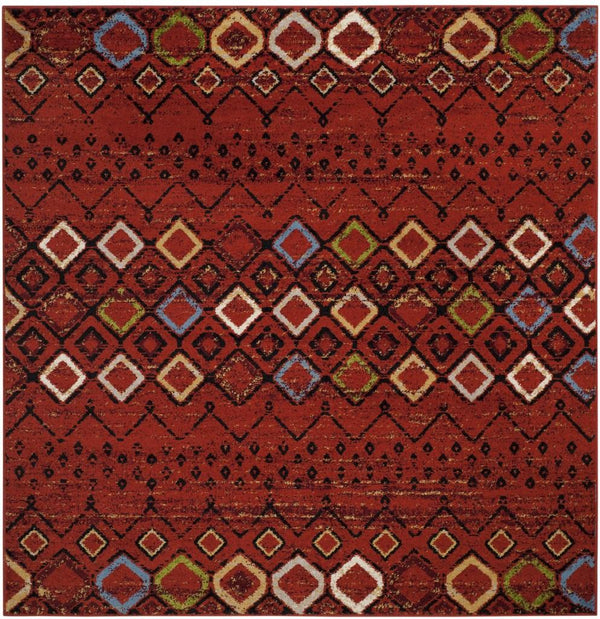 Safavieh Amsterdam 108 Power Loomed 100% Polypropylene Pile Bohemian Rug AMS108D-9SQ