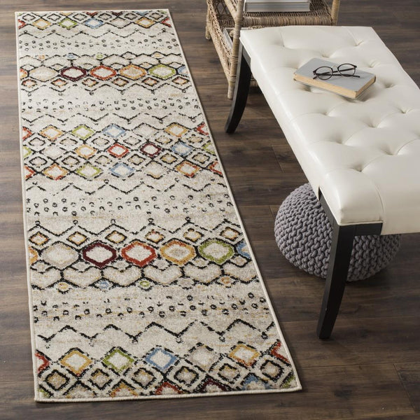 Safavieh Amsterdam 108 Power Loomed 100% Polypropylene Pile Bohemian Rug AMS108K-9SQ