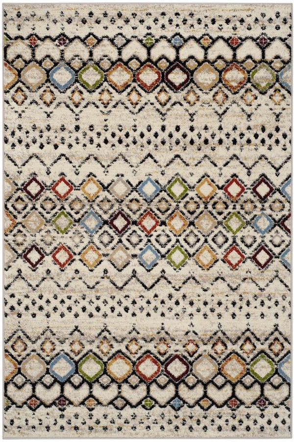 Safavieh Amsterdam 108 Power Loomed 100% Polypropylene Pile Bohemian Rug AMS108K-9SQ