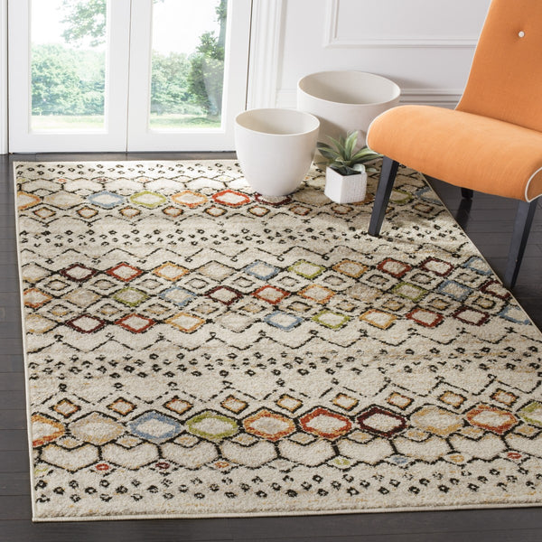 Safavieh Amsterdam 108 Power Loomed 100% Polypropylene Pile Bohemian Rug AMS108K-9SQ
