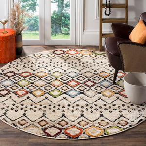 Safavieh Amsterdam 108 Power Loomed 100% Polypropylene Pile Bohemian Rug AMS108K-9SQ