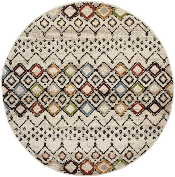 Safavieh Amsterdam 108 Power Loomed 100% Polypropylene Pile Bohemian Rug AMS108K-9SQ