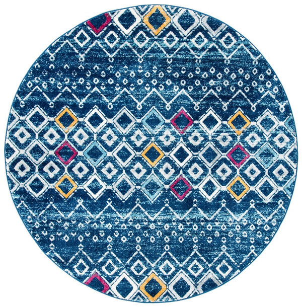 Safavieh Amsterdam 108 Power Loomed 100% Polypropylene Pile Bohemian Rug AMS108M-5SQ