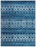 Amsterdam 108 Bohemian Power Loomed 100% Polypropylene Pile Rug Navy / Beige