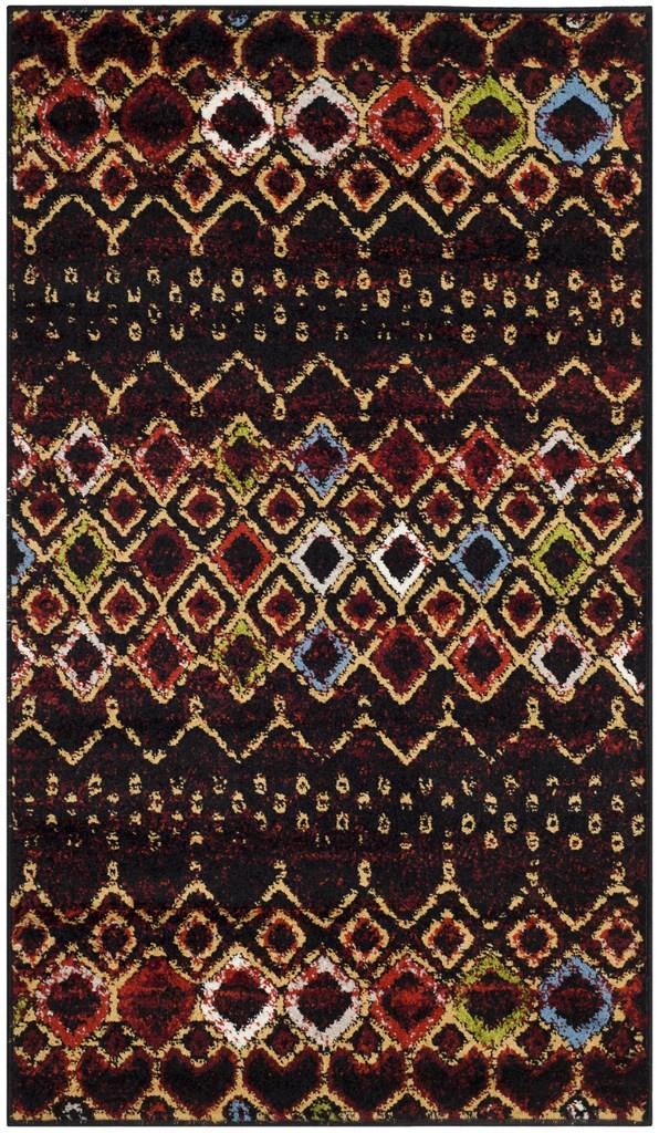 Safavieh Amsterdam 108 Power Loomed 100% Polypropylene Pile Bohemian Rug AMS108P-9SQ