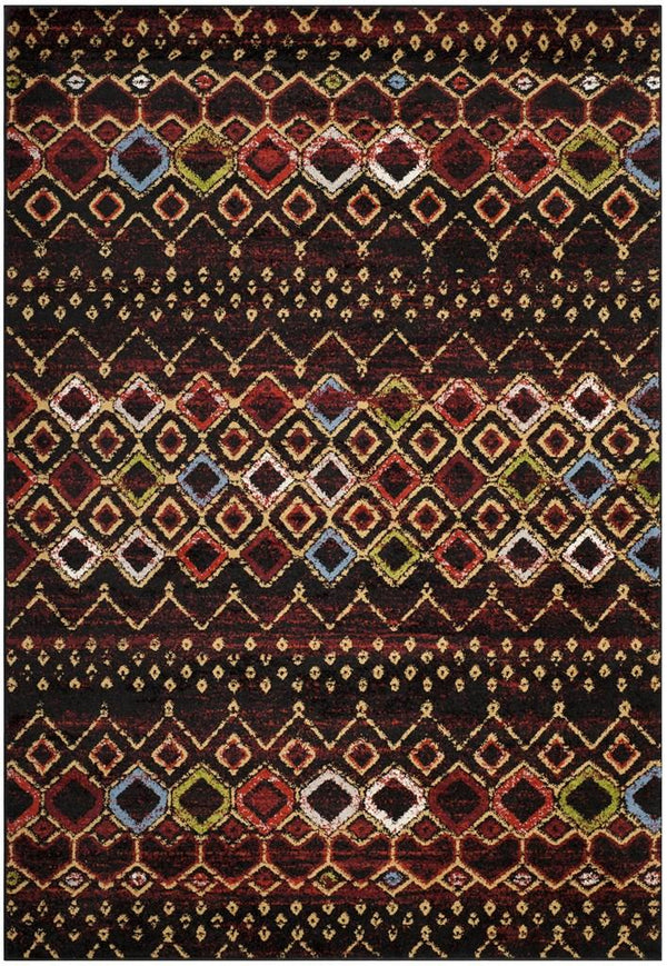 Safavieh Amsterdam 108 Power Loomed 100% Polypropylene Pile Bohemian Rug AMS108P-9SQ