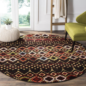 Safavieh Amsterdam 108 Power Loomed 100% Polypropylene Pile Bohemian Rug AMS108P-9SQ