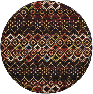 Safavieh Amsterdam 108 Power Loomed 100% Polypropylene Pile Bohemian Rug AMS108P-9SQ