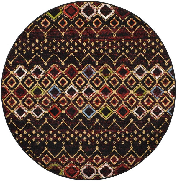 Safavieh Amsterdam 108 Power Loomed 100% Polypropylene Pile Bohemian Rug AMS108P-9SQ