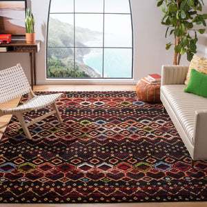 Safavieh Amsterdam 108 Power Loomed 100% Polypropylene Pile Bohemian Rug AMS108P-9SQ