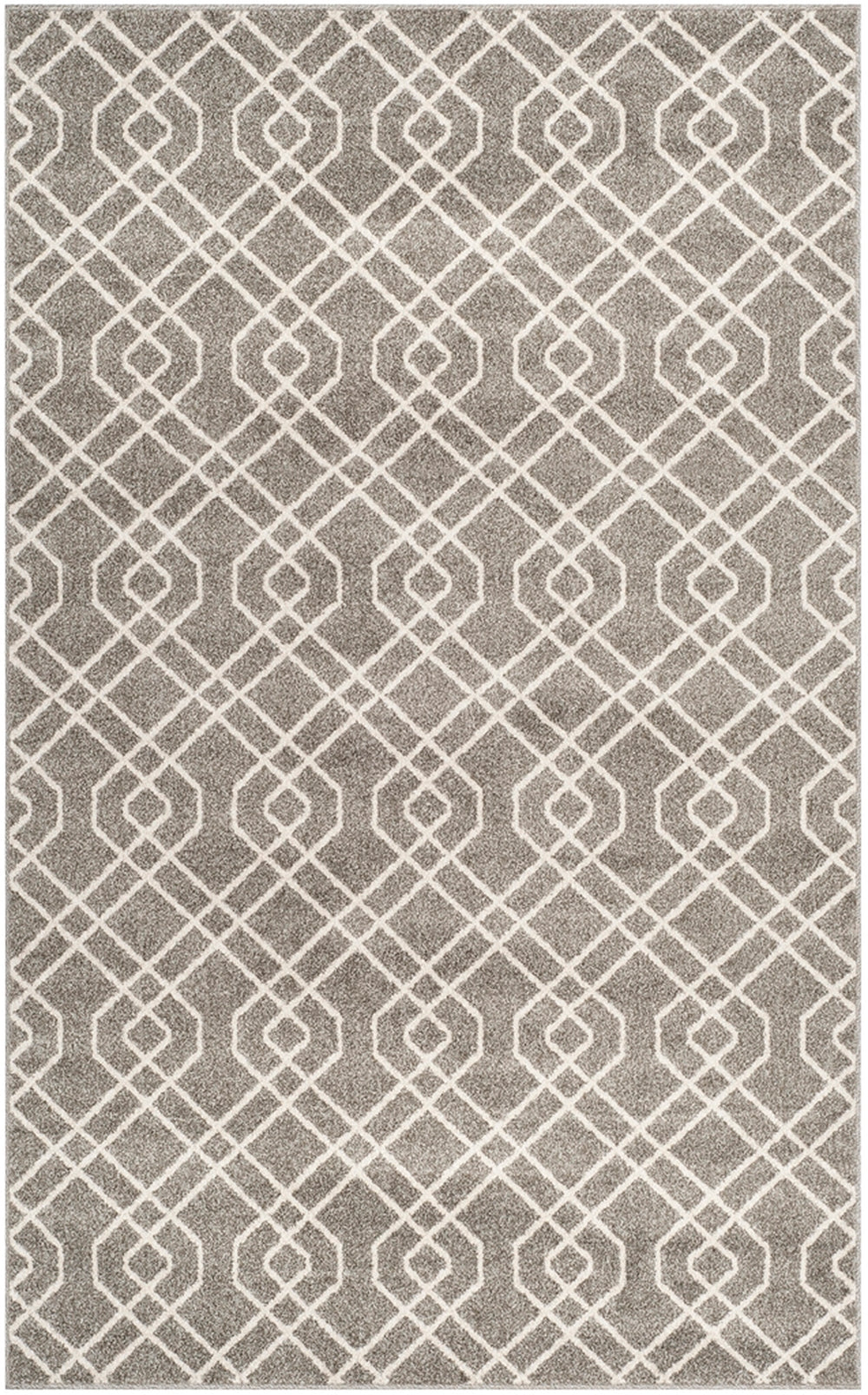 Safavieh Amherst 407 Power Loomed 67% Polypropylene 18% Fibrillated Polypropylene 8% Latex 7% Poly-cotton(warp) Rug AMT407C-4