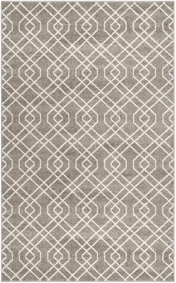 Safavieh Amherst 407 Power Loomed 67% Polypropylene 18% Fibrillated Polypropylene 8% Latex 7% Poly-cotton(warp) Rug AMT407C-4