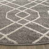 Safavieh Amherst 407 Power Loomed 67% Polypropylene 18% Fibrillated Polypropylene 8% Latex 7% Poly-cotton(warp) Rug AMT407C-4