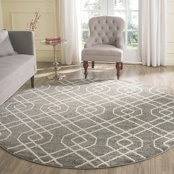 Safavieh Amherst 407 Power Loomed 67% Polypropylene 18% Fibrillated Polypropylene 8% Latex 7% Poly-cotton(warp) Rug AMT407C-4