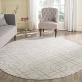 Safavieh Amherst 407 Power Loomed 67% Polypropylene 18% Fibrillated Polypropylene 8% Latex 7% Poly-cotton(warp) Rug AMT407K-4