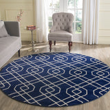 Safavieh Amherst 407 Power Loomed 67% Polypropylene 18% Fibrillated Polypropylene 8% Latex 7% Poly-cotton(warp) Rug AMT407P-4