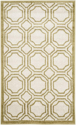 Safavieh Amherst 411 Power Loomed 67% Polypropylene 18% Fibrillated Polypropylene 8% Latex 7% Poly-cotton(warp) Rug AMT411A-3