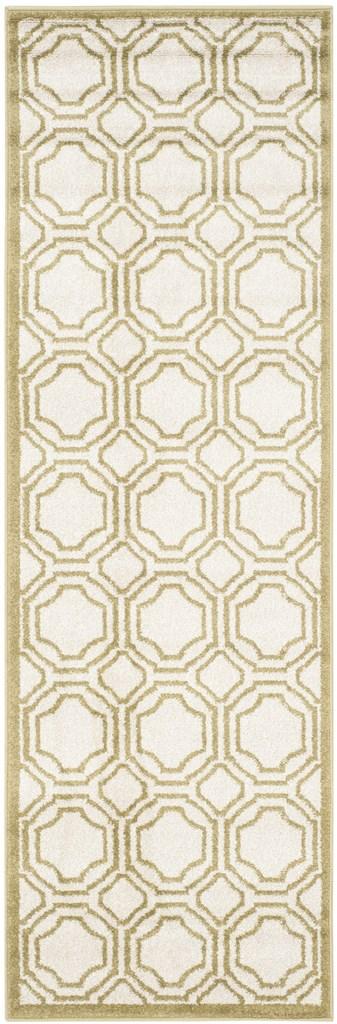Safavieh Amherst 411 Power Loomed 67% Polypropylene 18% Fibrillated Polypropylene 8% Latex 7% Poly-cotton(warp) Rug AMT411A-3