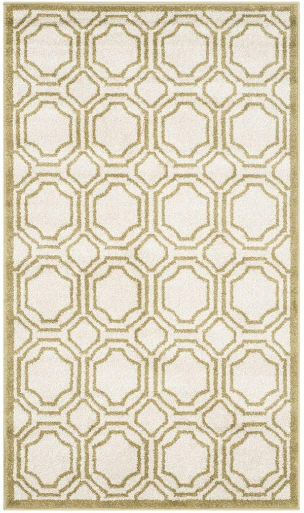 Safavieh Amherst 411 Power Loomed 67% Polypropylene 18% Fibrillated Polypropylene 8% Latex 7% Poly-cotton(warp) Rug AMT411A-3