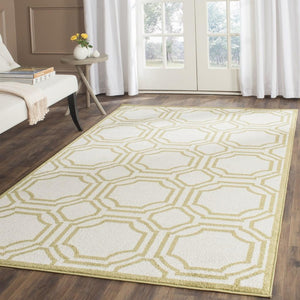 Safavieh Amherst 411 Power Loomed 67% Polypropylene 18% Fibrillated Polypropylene 8% Latex 7% Poly-cotton(warp) Rug AMT411A-3