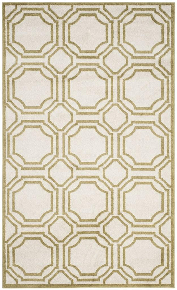 Safavieh Amherst 411 Power Loomed 67% Polypropylene 18% Fibrillated Polypropylene 8% Latex 7% Poly-cotton(warp) Rug AMT411A-3