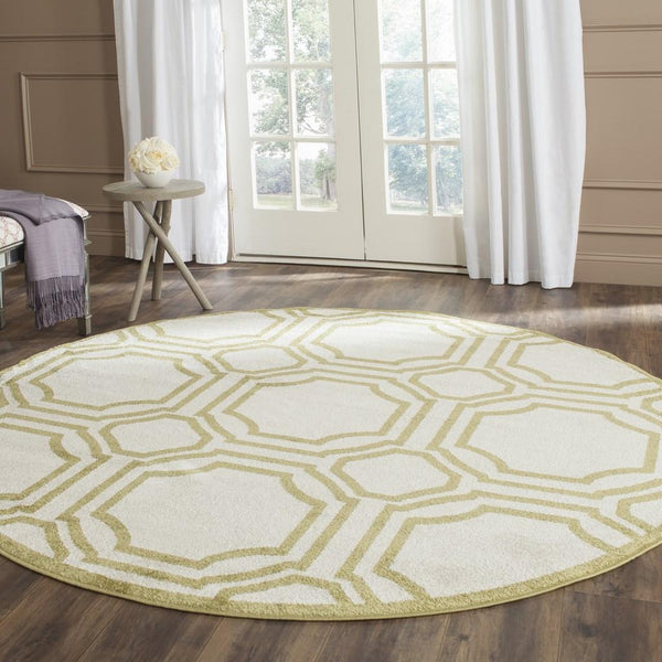 Safavieh Amherst 411 Power Loomed 67% Polypropylene 18% Fibrillated Polypropylene 8% Latex 7% Poly-cotton(warp) Rug AMT411A-3