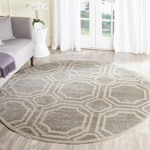 Safavieh Amherst 411 Power Loomed 67% Polypropylene 18% Fibrillated Polypropylene 8% Latex 7% Poly-cotton(warp) Rug AMT411B-29