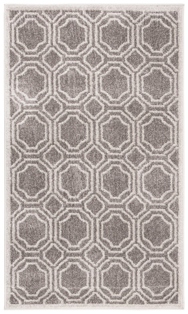 Safavieh Amherst 411 Power Loomed 67% Polypropylene 18% Fibrillated Polypropylene 8% Latex 7% Poly-cotton(warp) Rug AMT411C-3