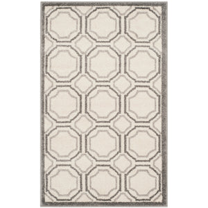 Safavieh Amherst 411 Power Loomed 67% Polypropylene 18% Fibrillated Polypropylene 8% Latex 7% Poly-cotton(warp) Rug AMT411E-3