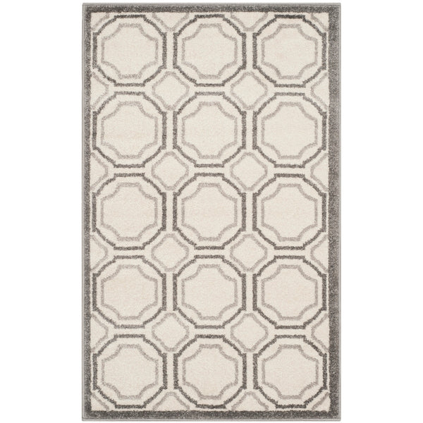 Safavieh Amherst 411 Power Loomed 67% Polypropylene 18% Fibrillated Polypropylene 8% Latex 7% Poly-cotton(warp) Rug AMT411E-3