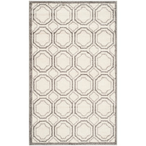 Safavieh Amherst 411 Power Loomed 67% Polypropylene 18% Fibrillated Polypropylene 8% Latex 7% Poly-cotton(warp) Rug AMT411E-3
