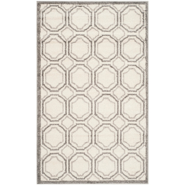 Safavieh Amherst 411 Power Loomed 67% Polypropylene 18% Fibrillated Polypropylene 8% Latex 7% Poly-cotton(warp) Rug AMT411E-3