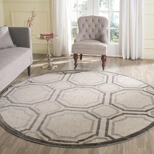 Safavieh Amherst 411 Power Loomed 67% Polypropylene 18% Fibrillated Polypropylene 8% Latex 7% Poly-cotton(warp) Rug AMT411E-3