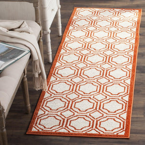 Safavieh Amherst 411 Power Loomed 67% Polypropylene 18% Fibrillated Polypropylene 8% Latex 7% Poly-cotton(warp) Rug AMT411F-29