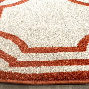 Safavieh Amherst 411 Power Loomed 67% Polypropylene 18% Fibrillated Polypropylene 8% Latex 7% Poly-cotton(warp) Rug AMT411F-29