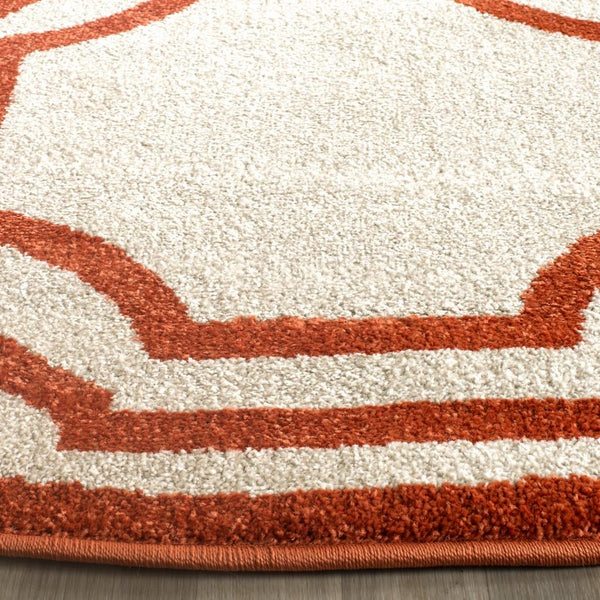 Safavieh Amherst 411 Power Loomed 67% Polypropylene 18% Fibrillated Polypropylene 8% Latex 7% Poly-cotton(warp) Rug AMT411F-29